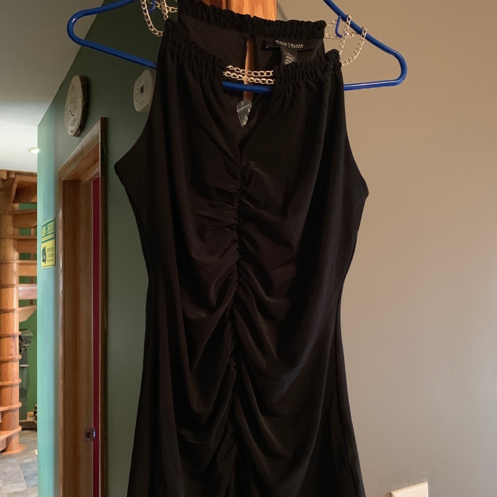 Black chain shirt